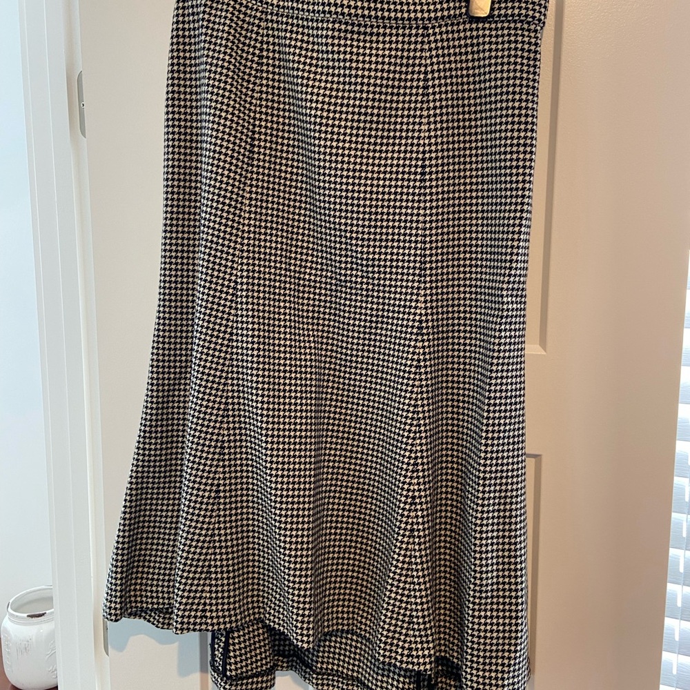 Polo by Ralph Lauren Black and White A-Line Skirt